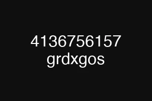 4136756157 grdxgos